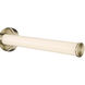 Trumann LED 36 inch Modern Gold Vanity Light Bar Wall Light